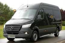 Mercedes-Benz SPRINTER=314=CDi=BRYGADÓWKA=FULL OPCJA  oRyGiNaŁ / 7G TRONIC / 316 / Automat / L2H2 / NAVI / 5 OSOBOWY/ IMPORT