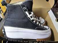 Converse run star hike canvas platform