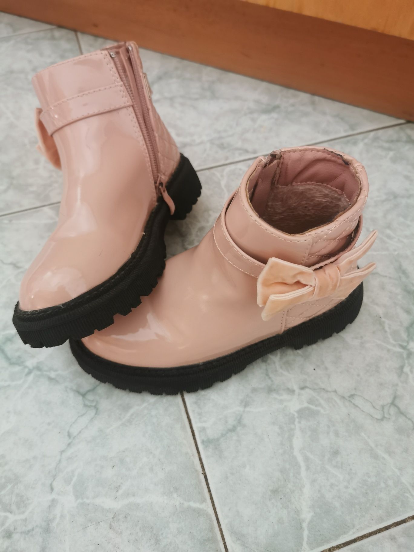 Botas menina "cor de rosa"