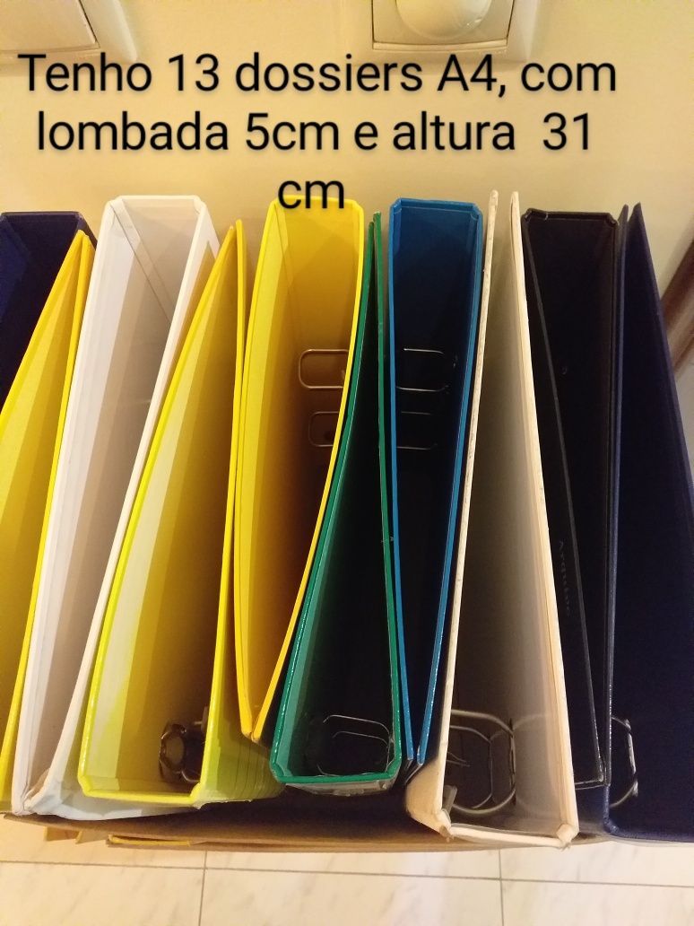 31 + 13 Dossiers amarelos/ azuis/ verdes