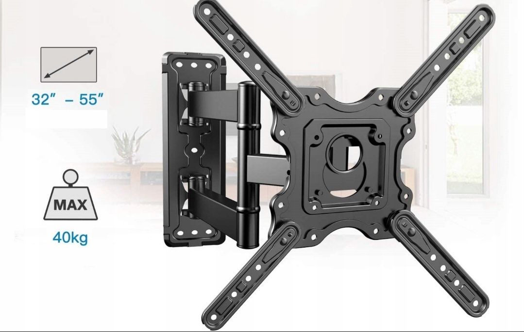 PERLESMITH PSMFK12 Uchwyt do Telewizora Obrotowy 13-42'' Max 19,5kg