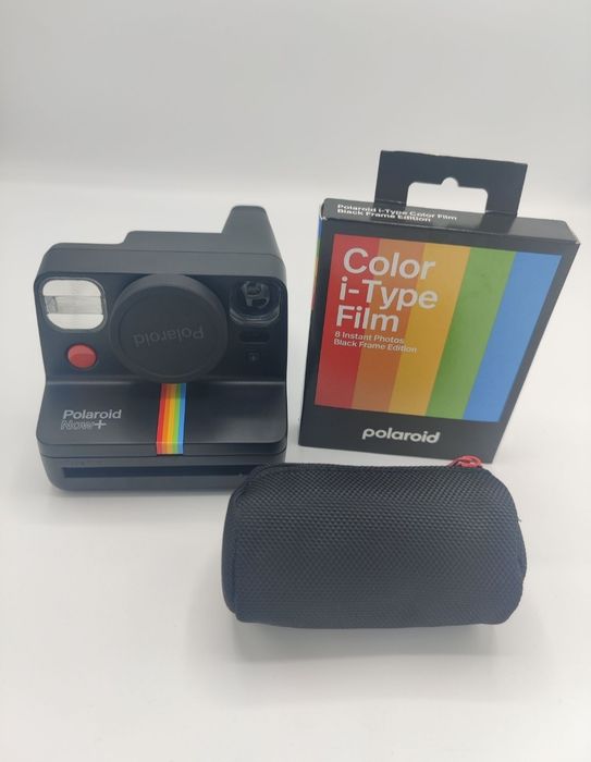 Polaroid Now+ czarny (jak nowy) + GRATIS filmy | Pełen zestaw!