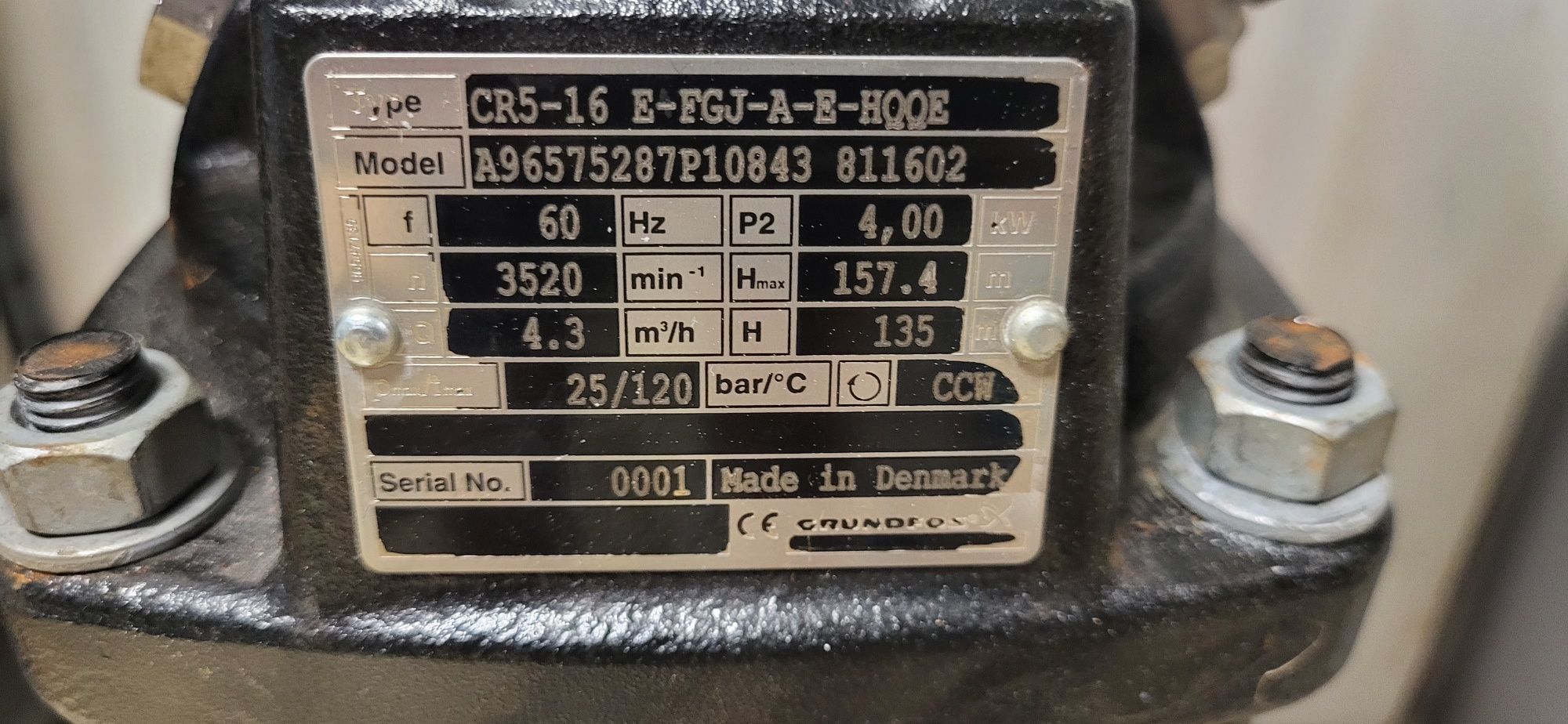 Pompa Grundfos CR 5- 16