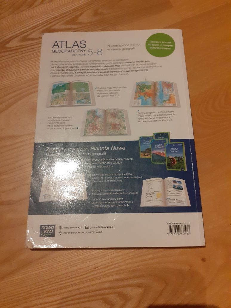Atlas geograficzny klasa 5-8