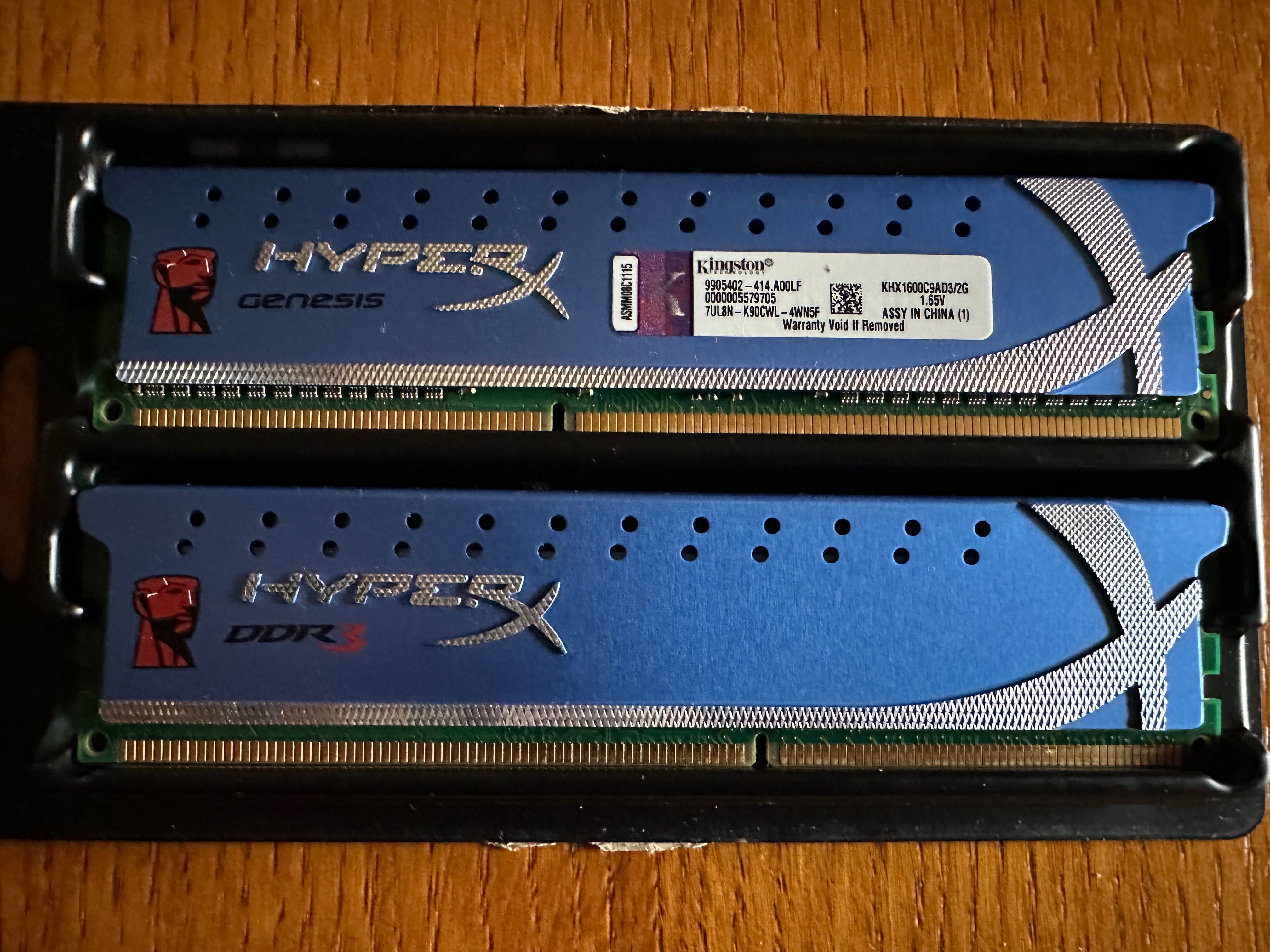 Kingston® HyperX Genesis  2x2GB 1600 (PC3 12800) DDR3 SDRAM
