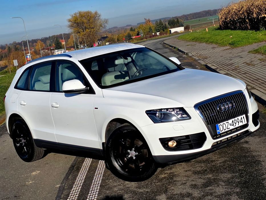 Audi Q5 4x4 Quattro 2.0tdi 170KM S-Line Bixenony 2xLed Parktronik Biała 2012r