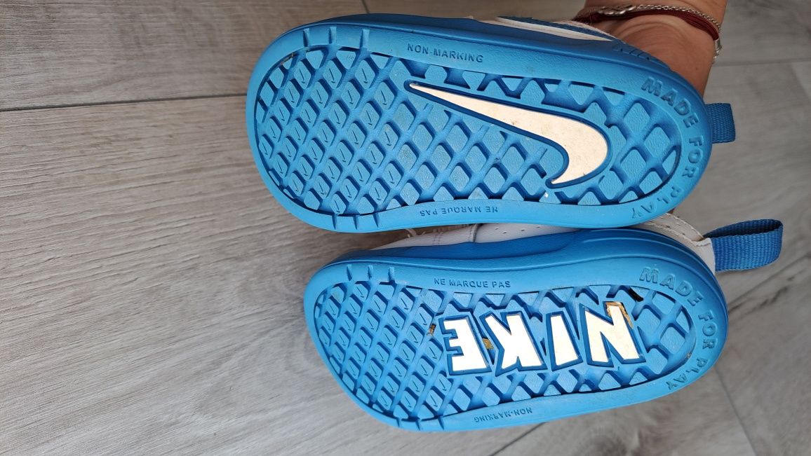 Nike Pico 5 dziecięce buty buciki lato białe niebieskie chłopiec dziew