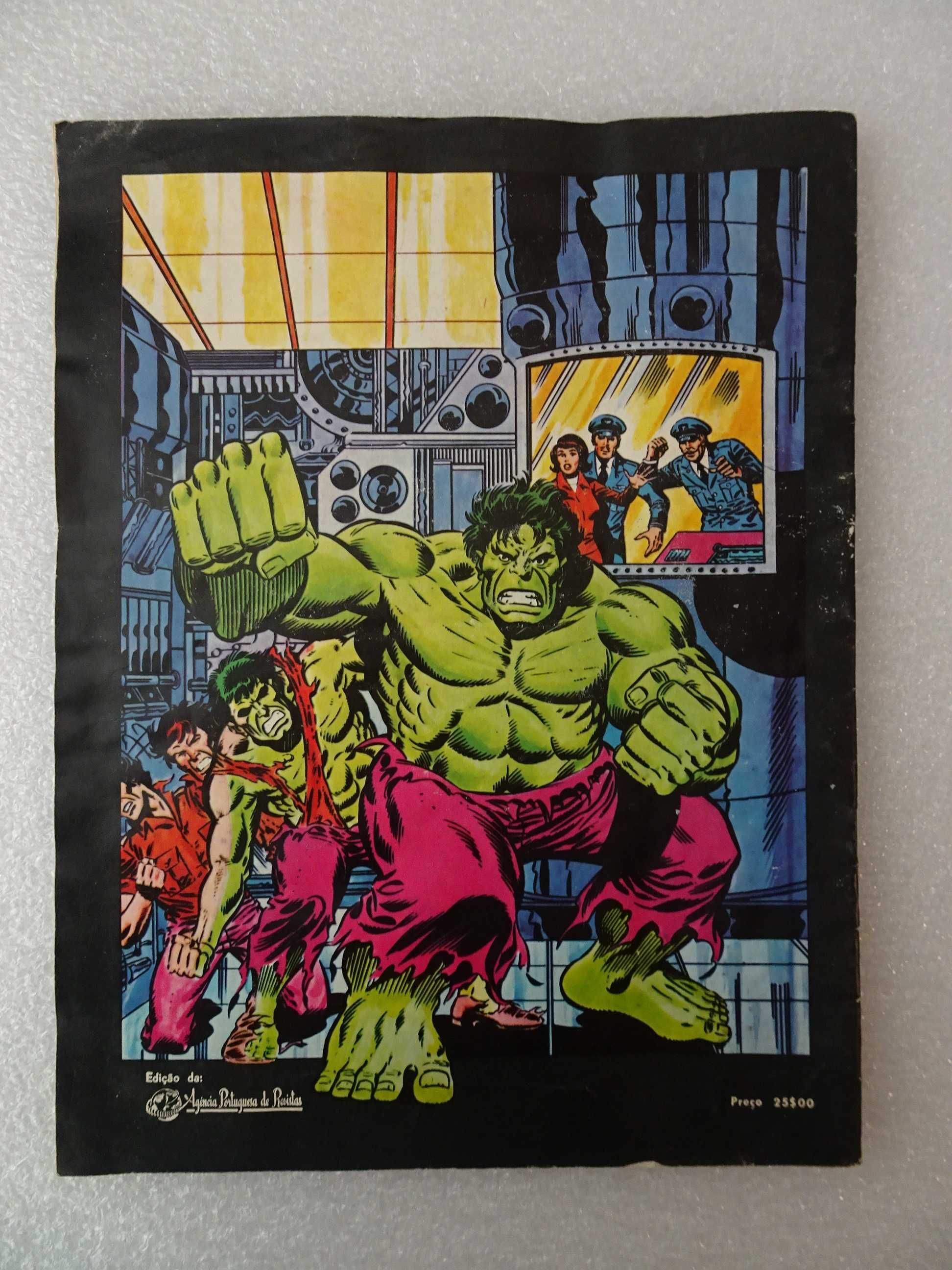 Caderneta de cromos vazia O Incrível Hulk Agência Portuguesa Revistas