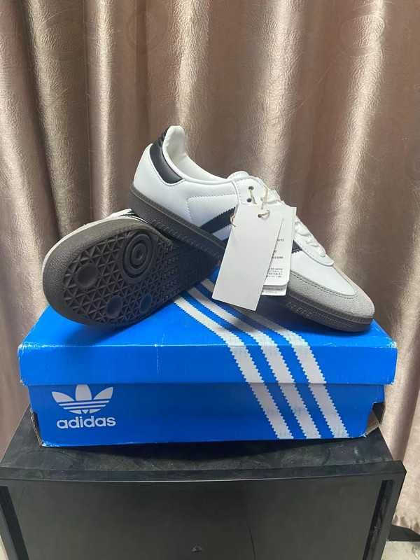 ButyDamskieTrampki_Adidas Samba_WhiteUniseks R.45