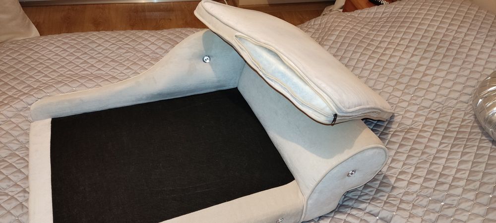 Porządne, mocne, nowe legowisko dla psa, kota, sofa glamour dla zwierz