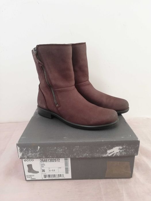 Buty botki skórzane Ecco Touch rozmiar 36 wkładka 23 cm
