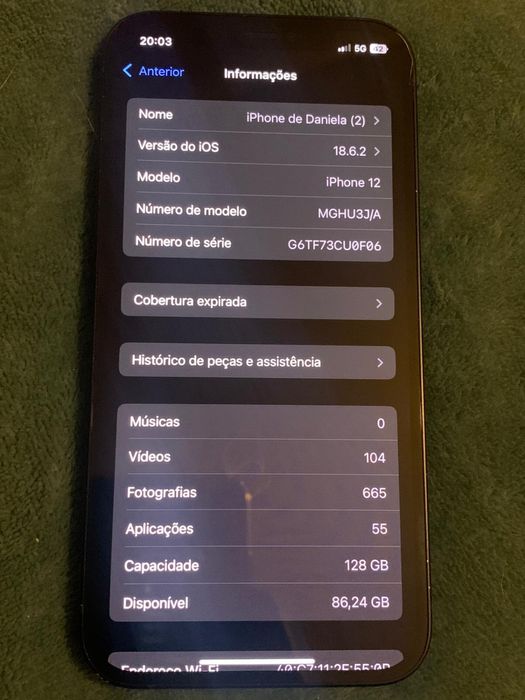 Iphone 12 128gb preto