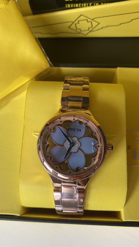 Годинник жіночий Invicta Wildflower Rose Dial Quartz 32084