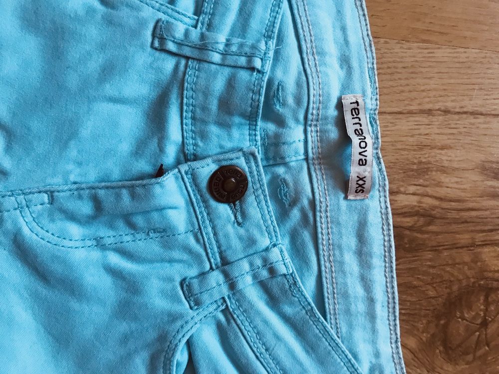 Spodnie jeans  niebieskie XXS