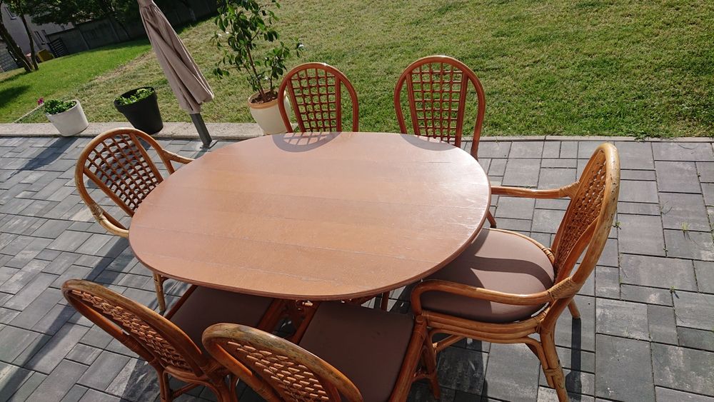 Meble ogrodowe ratanowe