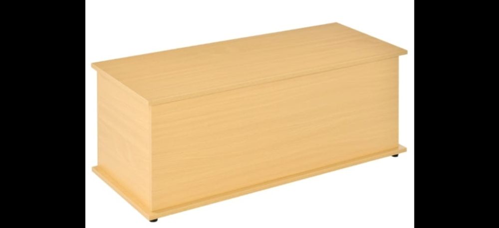 Bau de armazénamento em madeira MDF