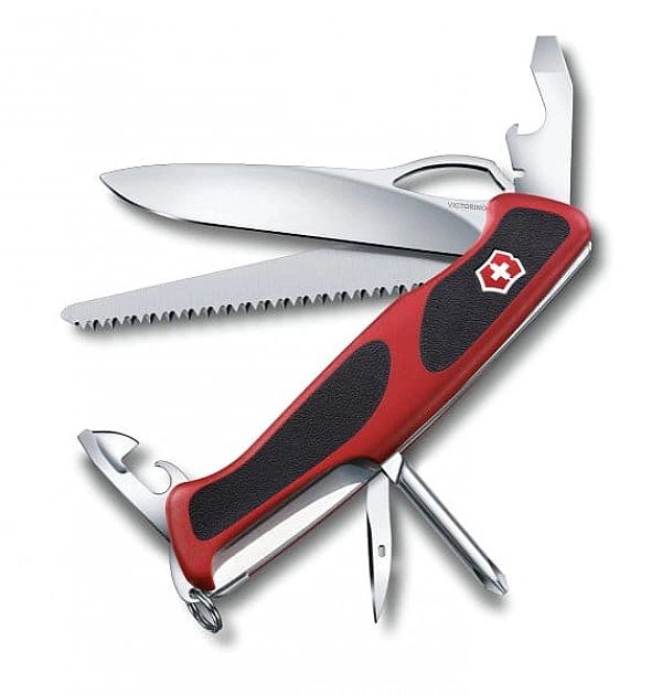 RangerGrip 78 Victorinox 130 mm dwukolorowy czerwono-czarny