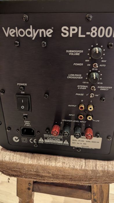 Сабвуфер (Саб) Velodyne SPL-800i .