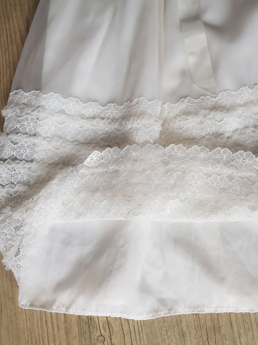 Sukieneczka biała Chrzest Święty 6-12 miesięcy