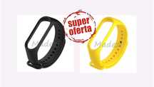 2 szt Opaska zamienna do Xiaomi mi band 4 i 3 Żółta Czarna