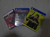 Pack de jogos : Spider-Man 2; The last of us; Cyberpunk 2077