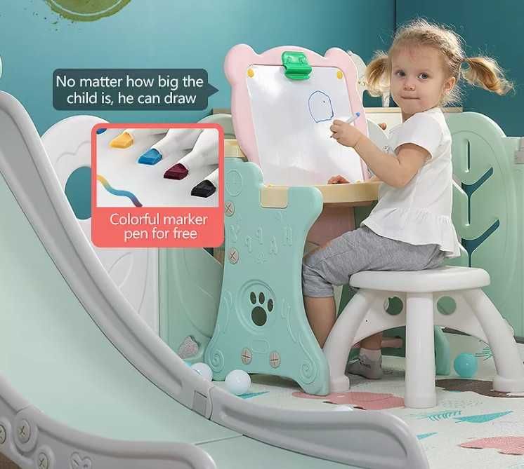 New.Детский настольный мольберт для рисования, парта, столик дитячий.