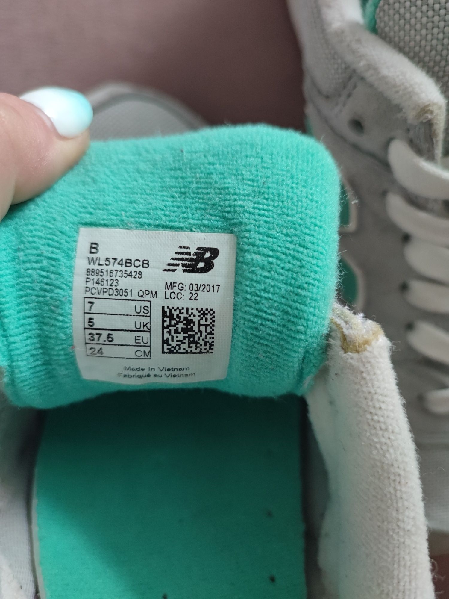 Buty New Balance WL574BCB