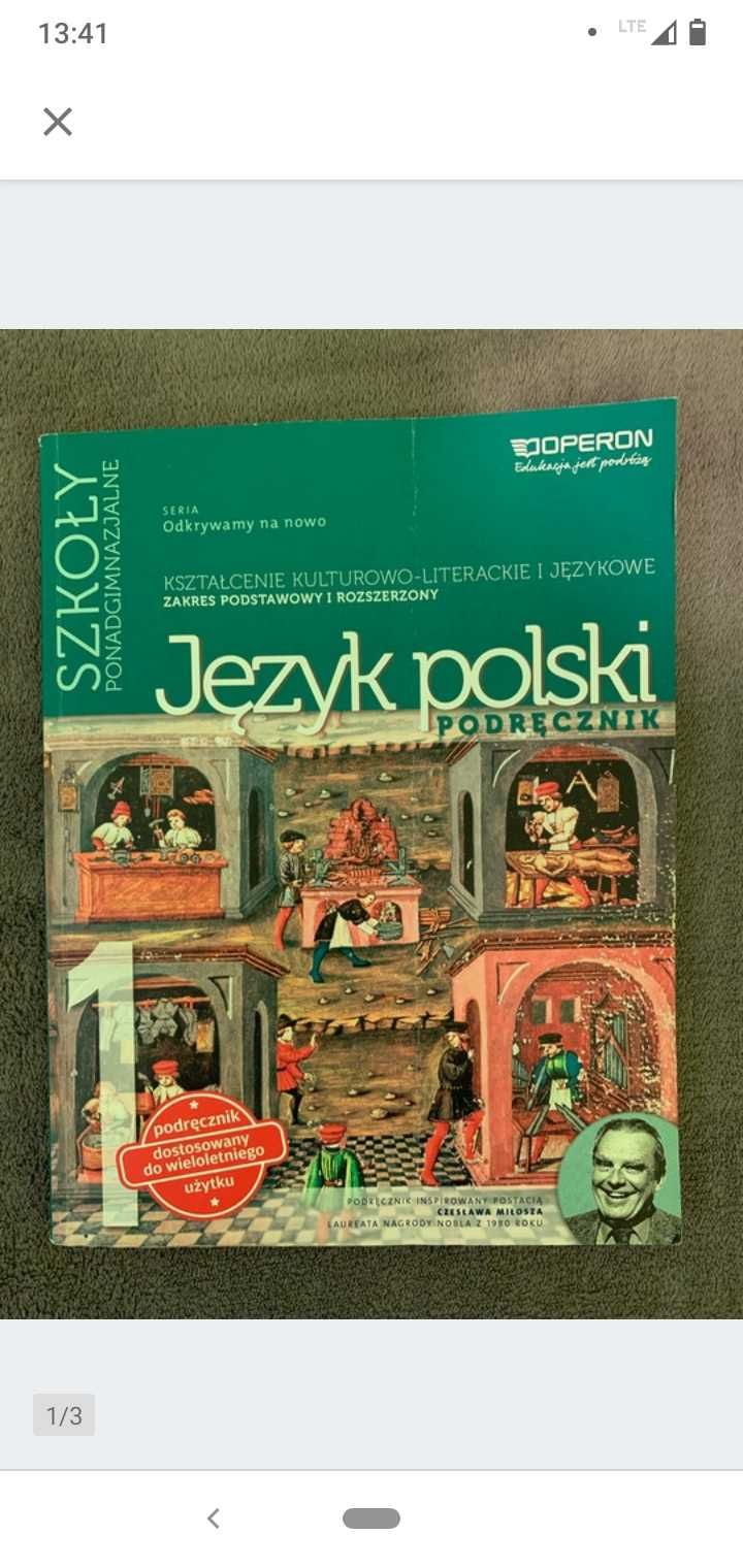 Język polski podręcznik operon