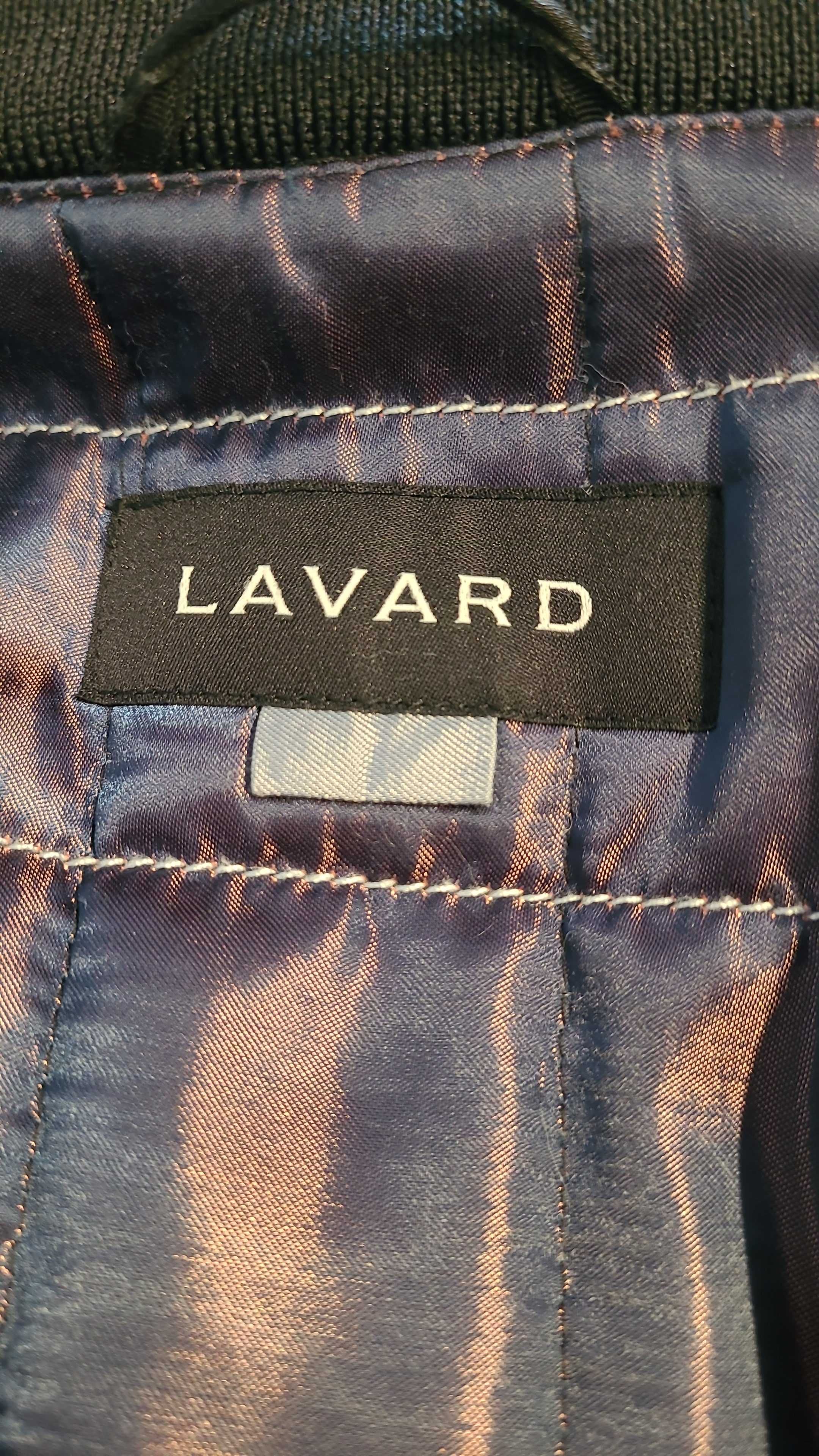 czarny płaszcz LAVARD r. 54/176 na podszewce, wiosna/jesień