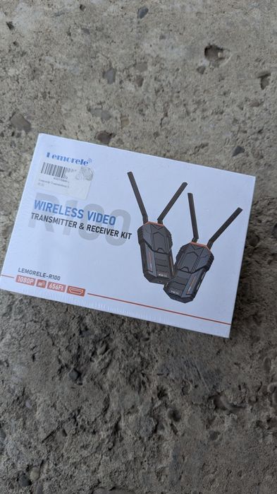 Бездротовий комплект передавача та приймача відео Lemorele R100.