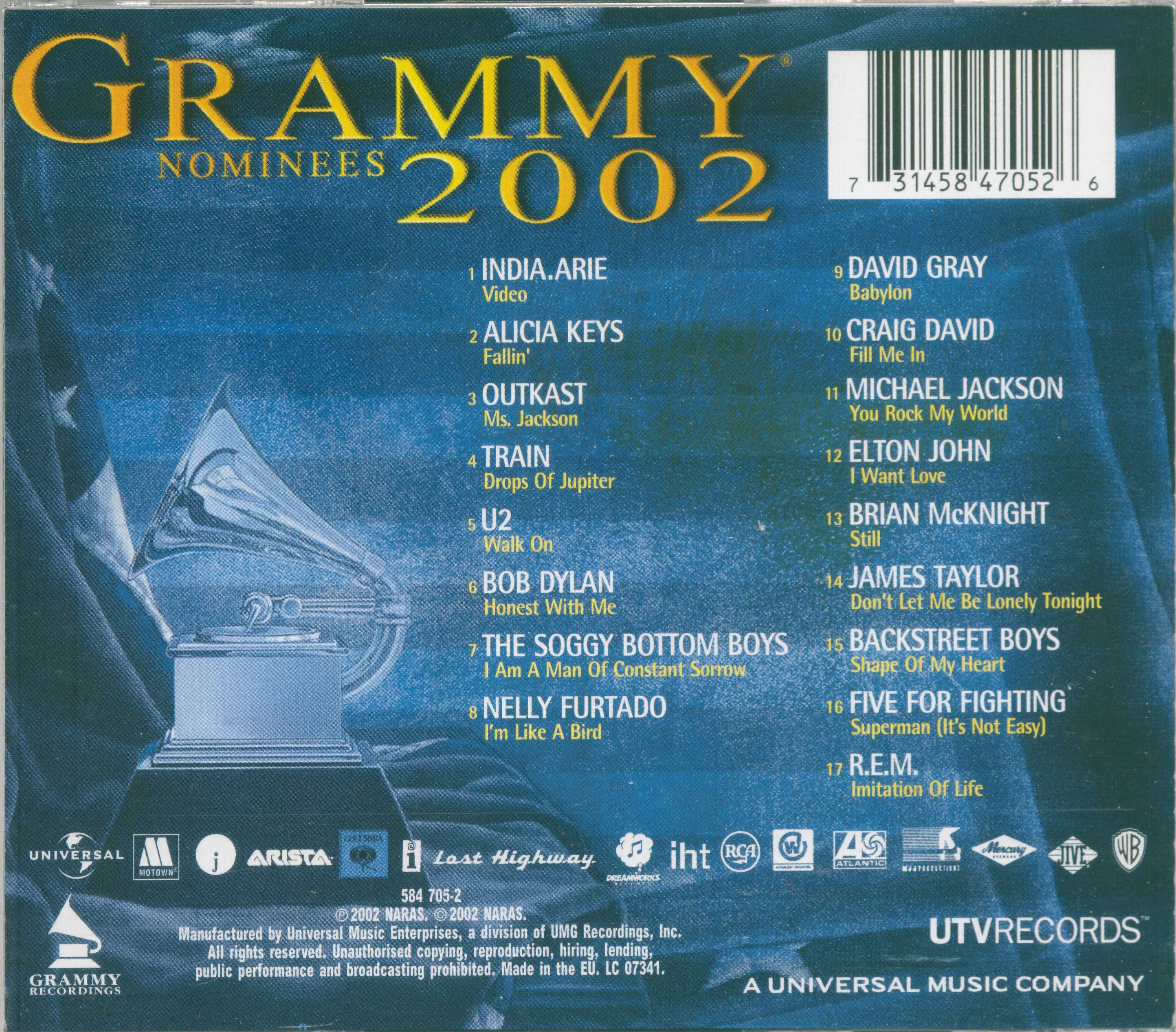 Grammy Nominees 2002