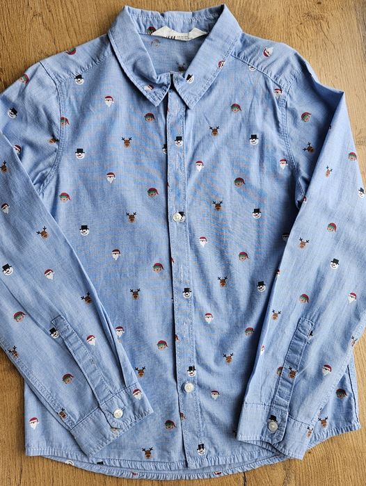 Koszula świąteczna H&M r. 134