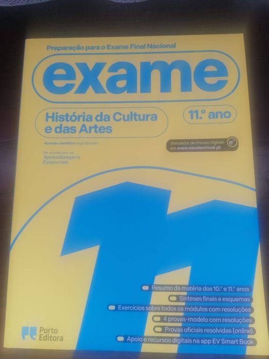 Livro De Exame Historia e Cultura das Artes 2025