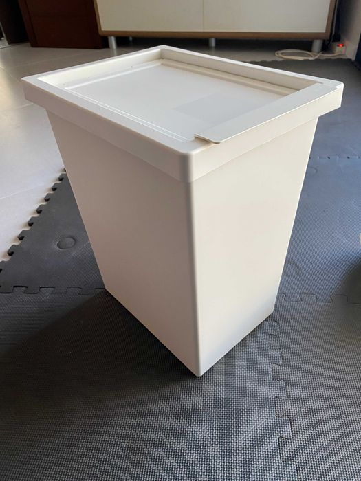 Caixote c/tampa, branco, 42 L Ikea - modelo Filur