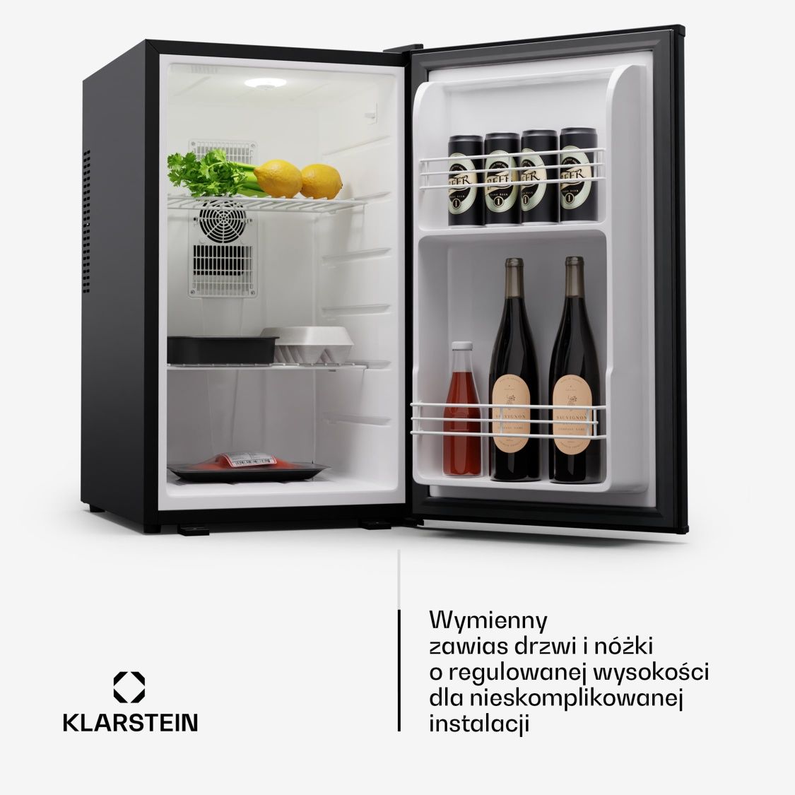 Nowa Lodówka Chłodziarka Klarstein Matterhorn 68 litrów Minibar