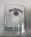 Szklanka Jack Daniels whisky old brand kwadratowa szkło