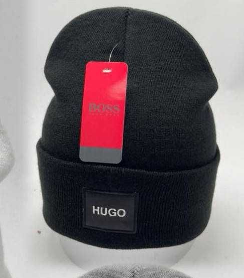 Czapka zimowa czarna Hugo Boss