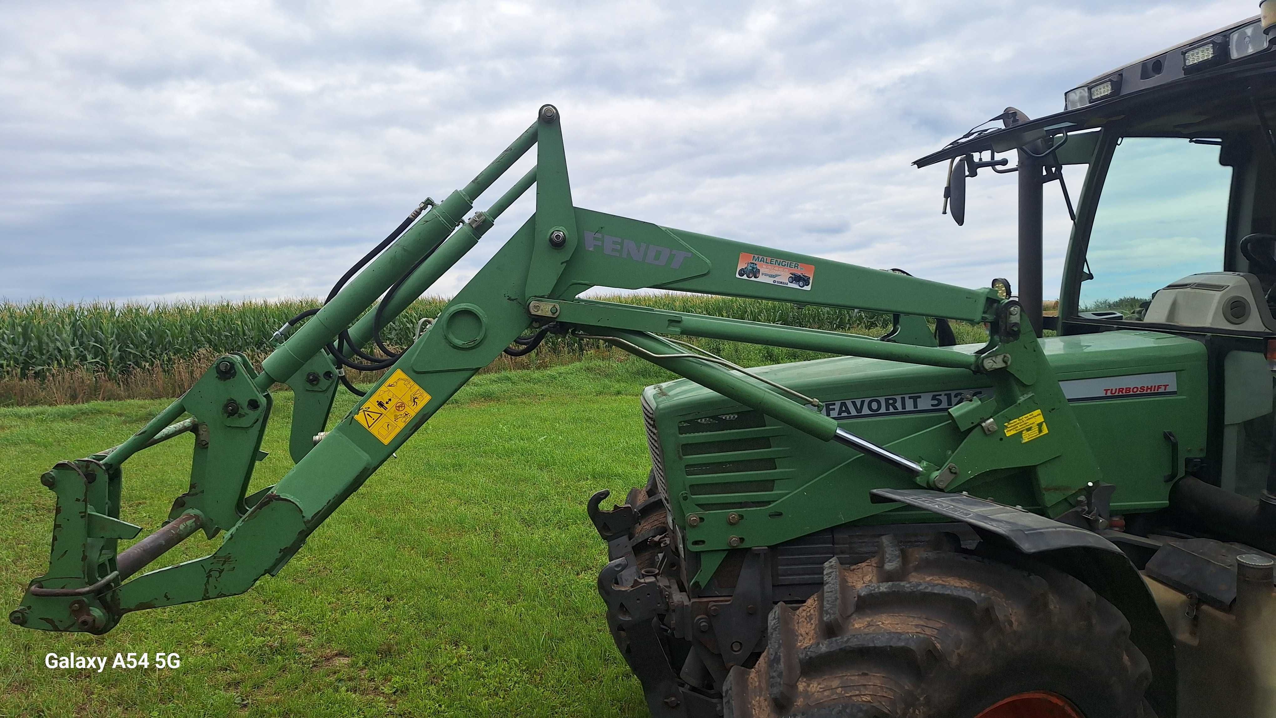 Fendt 512 + orginalny tur fendt
