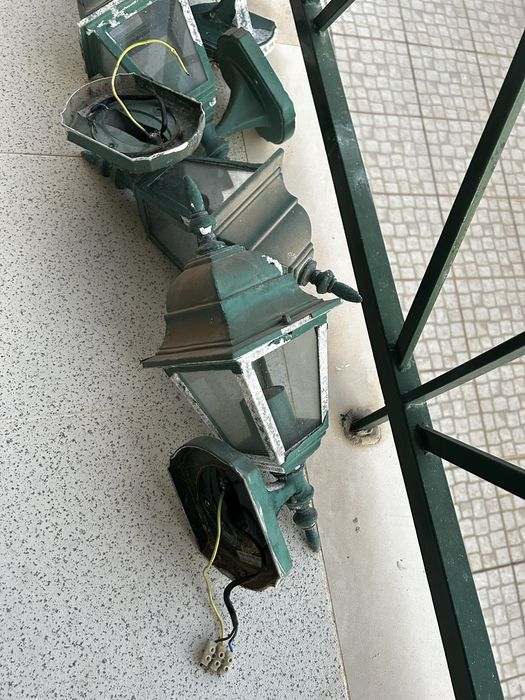 Candeeiros exterior em ferro