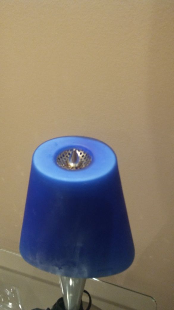 Lampa lampka vintage ikea Home niebieska klosz westw duka kolekcja