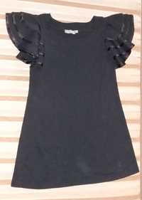 Черное короткое платье - рост 150