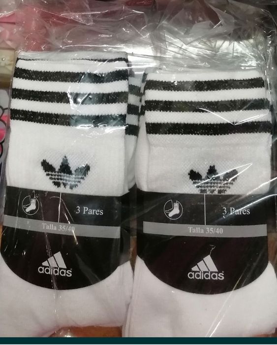 Pack de 3 MEIAS .. MARCA Adidas e Nike  de qualidade 100% alg
