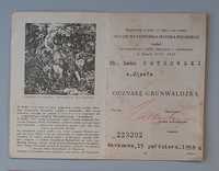 Legitymacja do Odznaki Grunwaldzkiej (2)