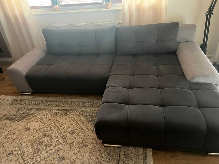 Kanapa narożna z funkcją spania