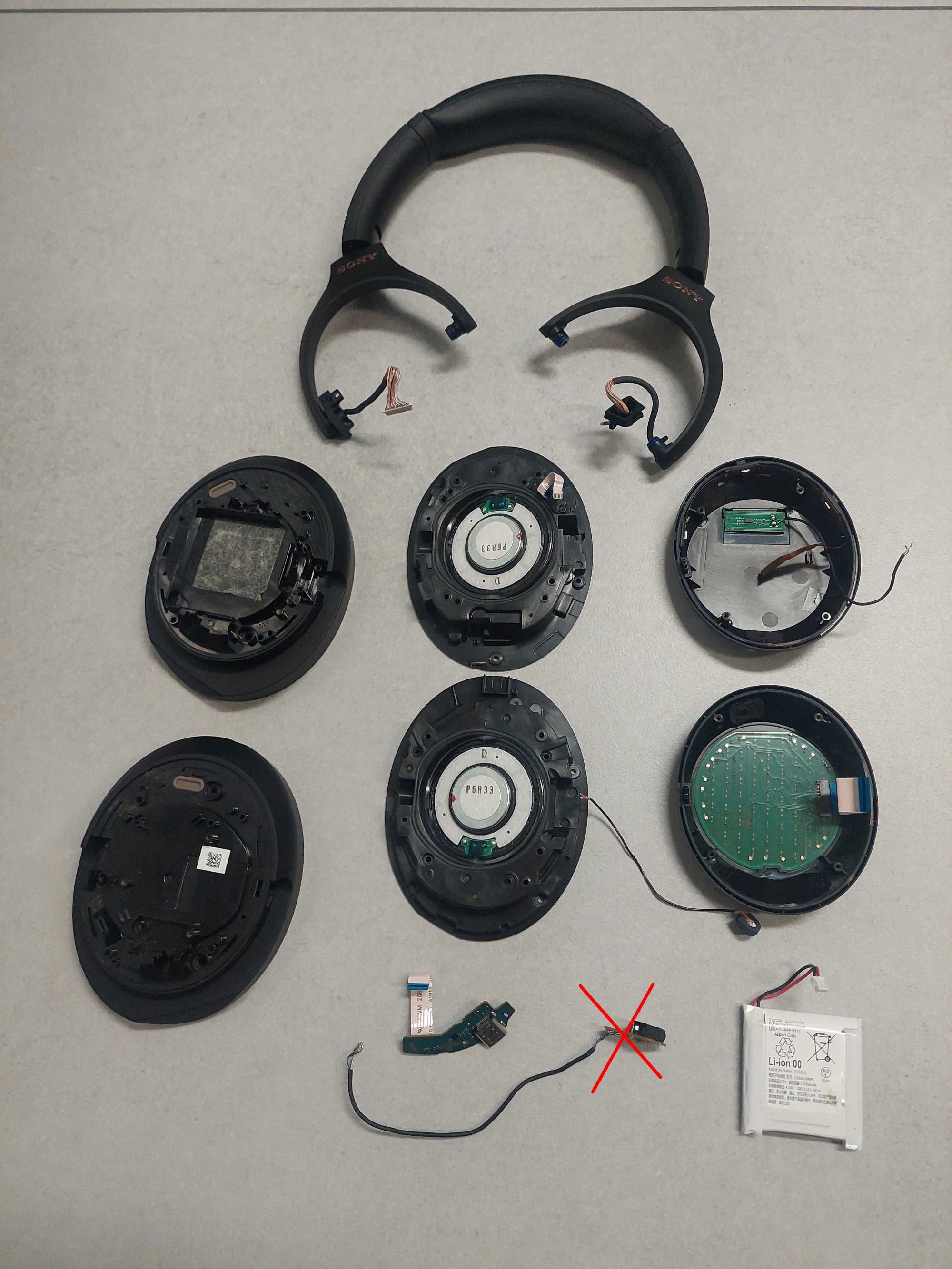 SONY WH-1000XM4 - Części do słuchawek