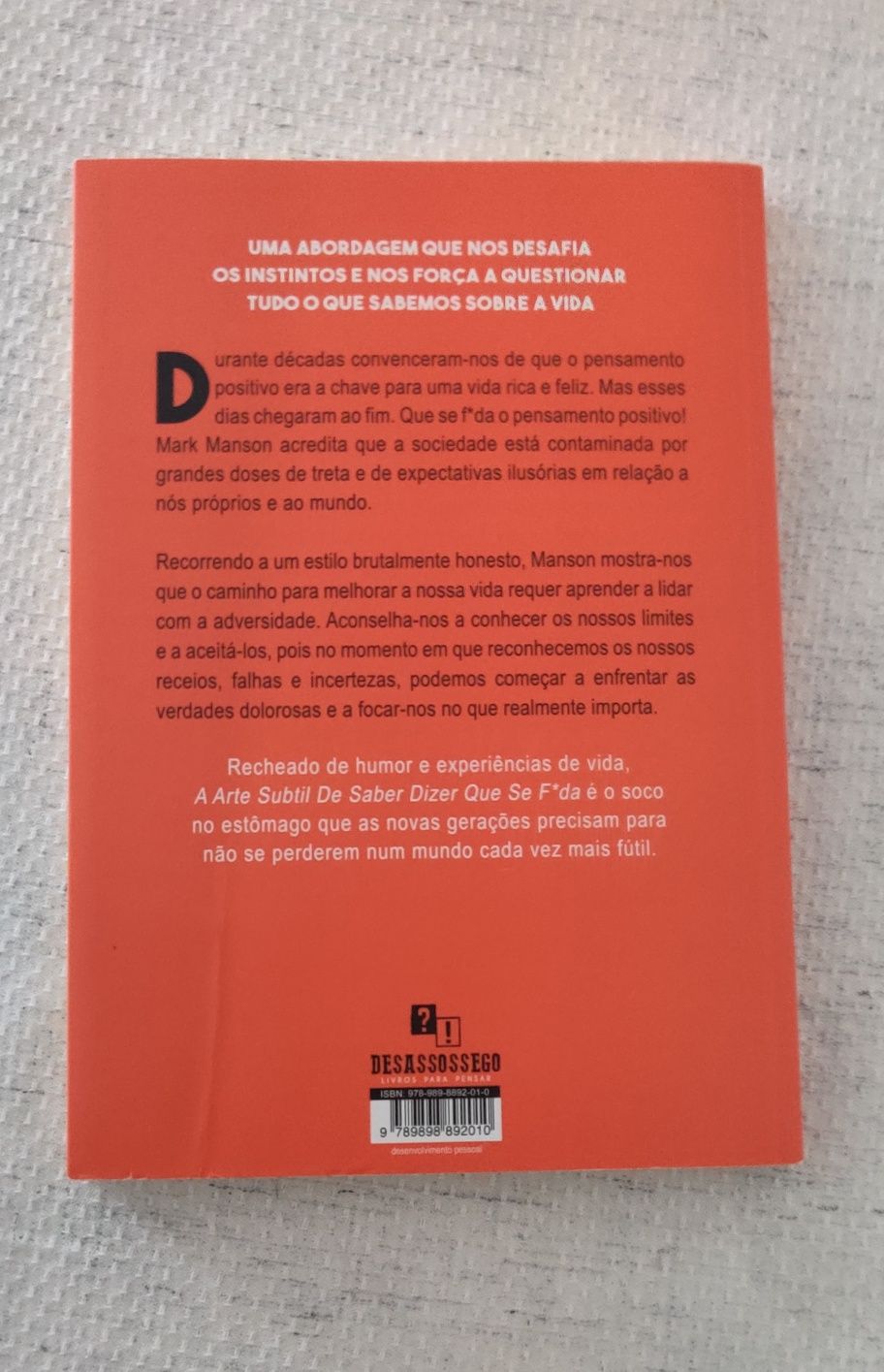 A arte subtil de saber dizer que se f*da