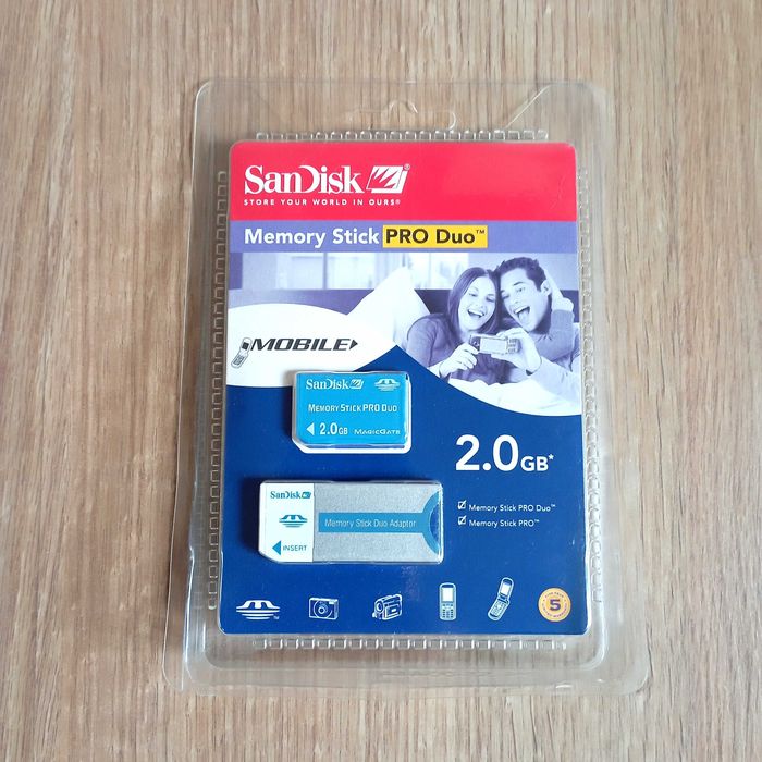Карта памяти Sony memory stick duo pro 2 GB ericsson P910, 990