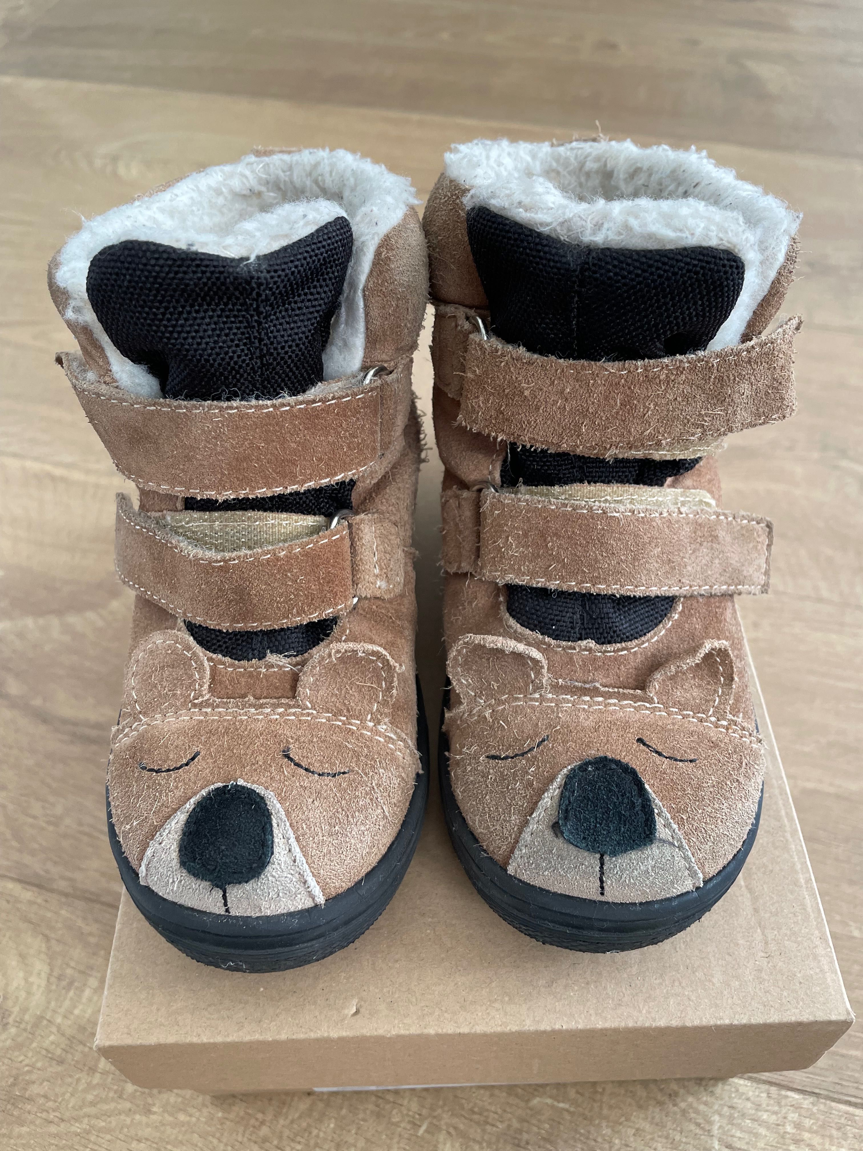 Buty zimowe chłopięce/dziewczęce Mido misie 25