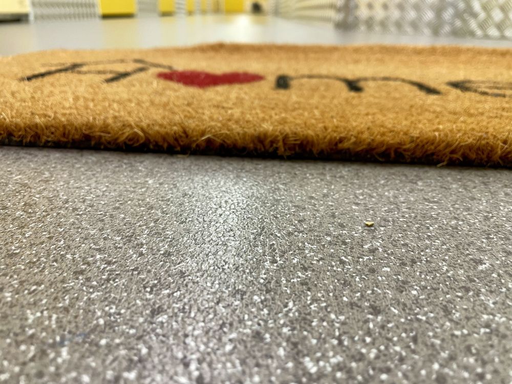 Tapete para limpar os pés