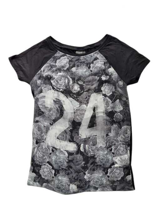 Bluzka damska t-shirt kwiaty 34,XS BonPrix Bodyflirt